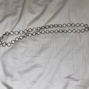brandy melville silver chain belt